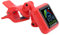 Chitarra Accordatore Clipon Batteria Incorporata Ricaricabile USB Violino Ukulele AT102 Accessori Professionali per l'uso (AT-102 rosso)