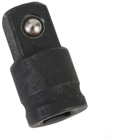 Robusti adattatori per bussole in acciaio compatibili con i più diffusi cricchetti da 1-4 a 3-8