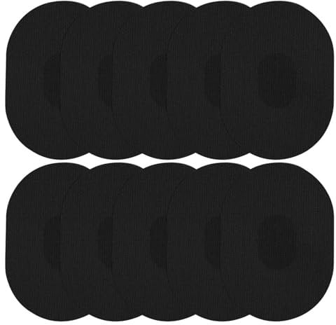 Sensor Protective Patch, 10-Piece Continuous Glucose Sensor Adhesive Patch, Libre 2 & 3 CGM Sensor Waterproof Cover Adhesive Patches, Skin-Friendly and Gentle, Long-Lasting for Kids and Adults