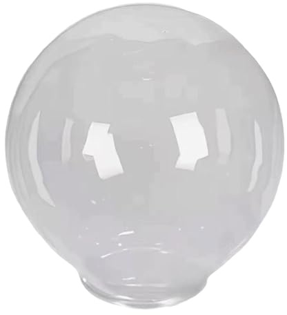 Kuntesetty Lampenschirm Acryl Ersatz Kugel Leuchtkugel Lampenabdeckung Wetterbeständig Transparent für Garten Außenbereich Geeignet, Durchmesser 30 cm