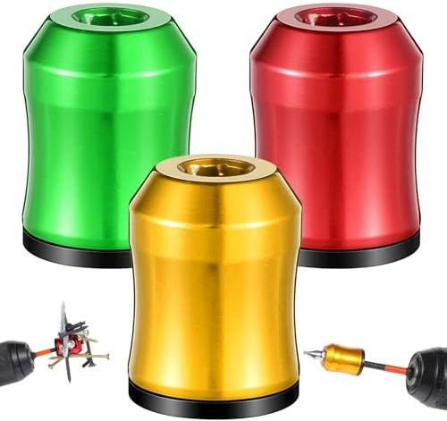 3 PCS Magnetic Screw Ring, Magnetic Screw Holder for Power Drill Bits, Hex Screwdrivers, Impact Wrench, Removable Bit Magnetizer Ring for Mechanics, Carpenter, DIY Repairs