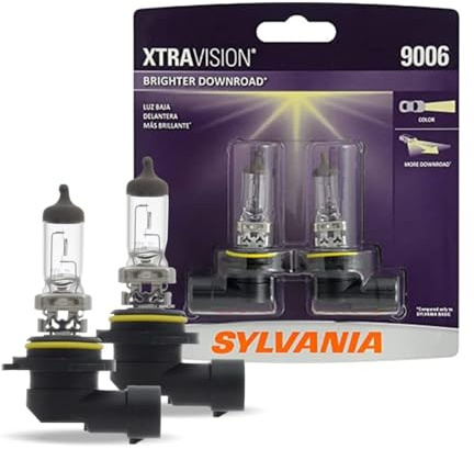 SYLVANIA - 9006 XtraVision Halogen Headlight Bulb - High-Performance Car Headlight - Replacement Halogen Light - For Automotive - 2 Bulbs