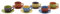 Colourful Cups & Mugs Set of 6 Espresso Cups & Saucers Assorted Colours, 6 Count (Pack of 1)