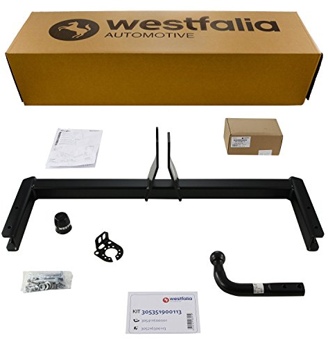 Westfalia Starre Anhängerkupplung für Audi Q5 (BJ 10/2008-05/2016) - im Set mit 13-pol. fzg.-spez. Westfalia Elektrosatz