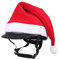 netproshop Unisex Winter Weihnachtsmütze für den Reithelm Rot mit Weißem Rand und Bommel