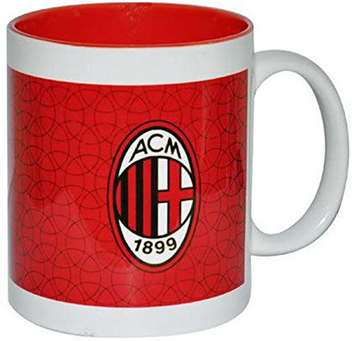 Giemme articoli promozionali - Tazza Mug Rossonera Stemma Milan Prodotto Ufficiale Idea Regalo Calcio Nuovo