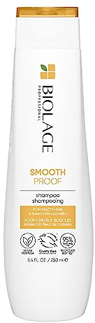 Biolage Glättendes Shampoo für krauses Haar, Für Glanz, leichtere Handhabbarkeit und Anti-Frizz Effekt, Mit Kamelie, Smooth Proof, 1 x 250 ml