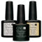 CND Original Shellac Black Pool Plus Base Coat Plus Top Coat 7.3 ml 1er Set 1 x 22 ml