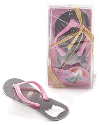 Bomboniera Cavatappi Apribottiglia infradito Ciabatte donna ROSA Segnaposto regalo inviti