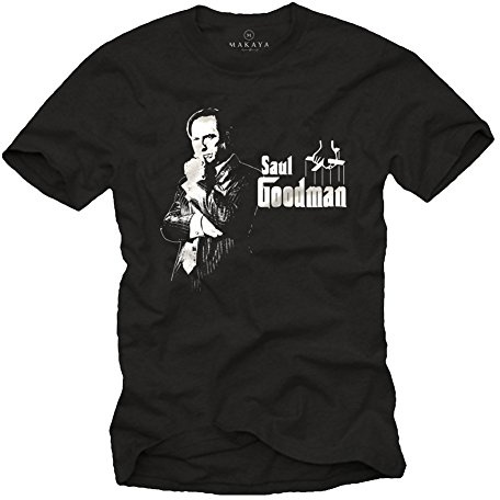 MAKAYA Saul Goodman T-Shirt Herren Schwarz