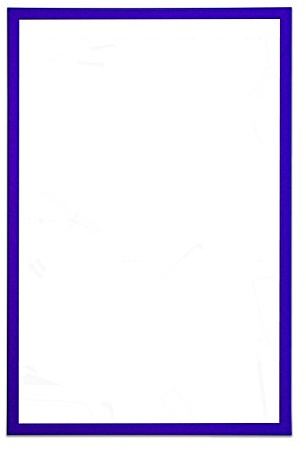 Bi-Office MM03001411 Trocken abwischbare Magnettafel, MDF Rahmen, lackierter Stahl, 60 x 40 cm, violett