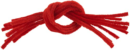 VBS Chenilledraht 50cm, 10 Stück Rot