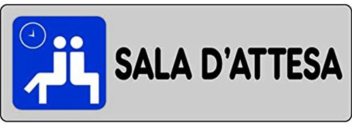 Adesivo Sala d'Attesa Ospedale stdio Medico Dentista 15CMx5CM