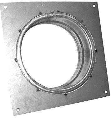 Flansch aus Metall, quadratisch, 160 mm