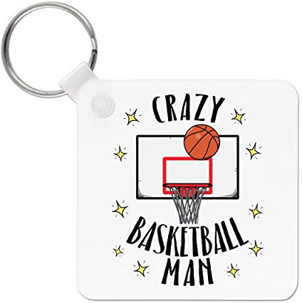 Gift Base Crazy Basketball Mann Schlüsselanhänger