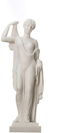 BeautifulGreekStatues Eris Statue mit goldenem Apfel von Discord, griechische Göttin des Streifens und der Diskord