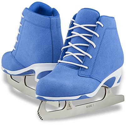 SKATE GURU Jackson Ultima Recreational Damen Eislaufschuhe Softec Diva DV3000 / Farbe: Blau, Erwachsenengröße: 41