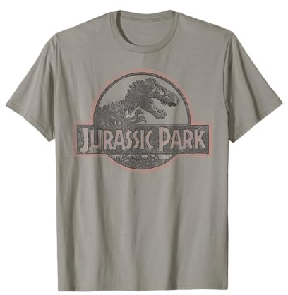 Jurassic Park Classic Distressed Logo T-Shirt