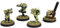War World Gaming Gutrot Greenskins – Goblin Special Star Players x 4-28mm Scale Fantasy Football Miniature Mini Figure Blood Bowl Paintable Collectible Painting