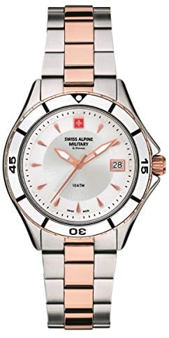 Swiss Alpine Military Damen Uhr Analog Quarz 7740.1152SAM Edelstahl