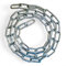 Heavy Duty Galvanised Metal Link Chain Thick Stainless Steel for Bike Lock Padlock Security Gate Fence Gym Weight Lifting Extra Strong Long Length Welded Hot Metal Dipped Polished (5MM, 3 Metre)