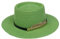 JK Home Femme Chapeau de Paille Panama Large Bord avec Boucle Capeline Eté Anniversaire Camping Plage Vert