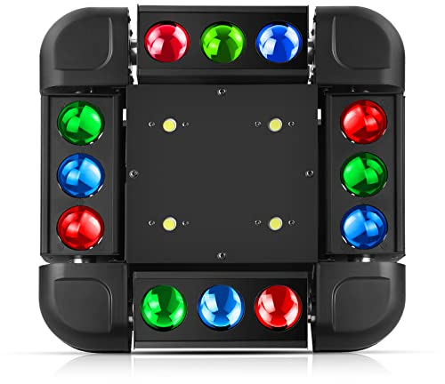 Moving Head 150W RGBW discolicht Partylicht dmx512 Bühnenlichter Party lichter Stroboskoplicht für DJ Bars Club Hochzeit Weihnachten