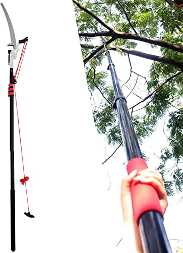 Teleskop-Baumschere, Hochentaster, Teleskop-Baumschere, Hochentaster, ausziehbares Gartenwerkzeug, Teleskop-Hochentaster, 24FT