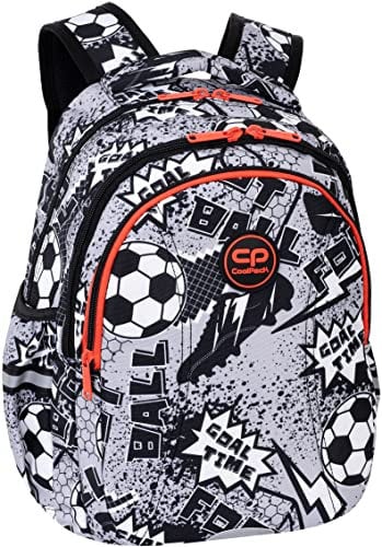 Coolpack F048710, Schulrucksack JOY S GREY BALL, Multicolor, 39 x 28 x 17 cm