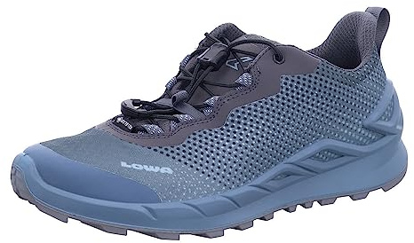 LOWA W Merger GTX Lo Blau - Gore-Tex Leichter sportlicher Damen MultiFunktionsschuh, Größe EU 42 - Farbe Hellblau -