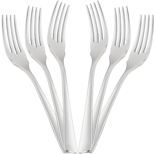 Fourchette à poisson acier inox poli brillant miroir 6 pieces fourchette a poisson fourchette poisson fourchettes a poisson
