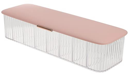 PartyKindom Boîte De Rangement pour Câbles USB avec Compartiments Organisateur Transparent Anti-poussière pour Bureau Et des Câbles