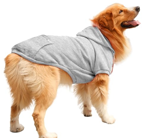 LVTFCO Hunde-Winterjacke - Selbstklebendes Hunde-Sweatshirt mit Tasche - Warme Hundekleidung, trendiges Hundezubehör für Outdoor, Abenteuer, Wandern