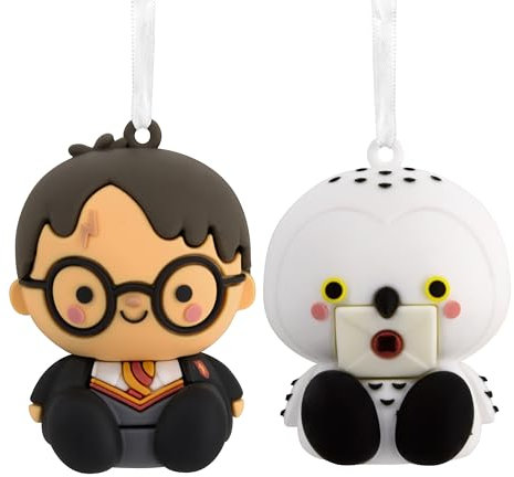 Hallmark Better Together Harry Potter und Hedwig Magnetische Weihnachtsschmuck, 2er-Set