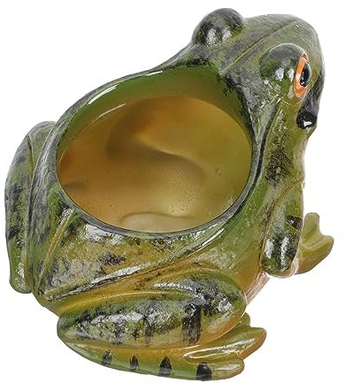 Milisten Frosch Blumentopf Dekoration Töpfe Frosch Pflanztopf Sukkulenten Pflanztopf Dekorativer Blumentopf Frosch Blumentopf Mini Vase Vasen Home Decor Sukkulenten Behälter Keramik Indoor Topfpflanze