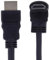 REY Cable HDMI Macho a HDMI, Ultra HD, 4k, Alta Velocidad Codo 90º, 1M, Acodado