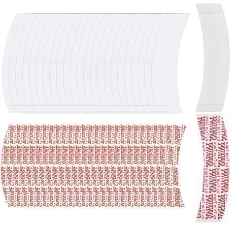JNGTKL 50 Pcs Wig Tape, Double Side Toupee Tape, Invisible Lace Wig Glue, Super Adhesive Waterproof Wig Glue Walker Tape, Hair Tape Suitable for Fixing Wigs And Hair Extension