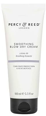 Percy & Reed Smoothing Blow Dry Cream 100ml, Anti-Frizz Cream | 72-Hour Humidity Defence, Heat Protection, Nourishes, Adds Shine, Conceals Split Ends, Sulphate-Free