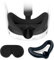 Copertura Viso In Silicone Vr Per Oculus Quest 2, Copriobiettivo Protettivo Lente Vr Cuffia Per Meta Quest 3, Accessori Vr Per Meta Quest 3,Maschera Facciale In Silicone Per Oculus Quest 2 (Nero)