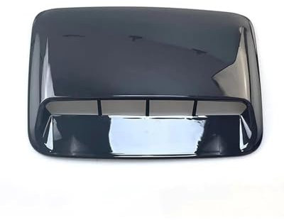 YYGGWL Lufteinlass Schaufel Für Auto Tuning Hood Scoop Vents Motorhaube Einlass Auto Lufteinlass 4x4 Zubehör Universal SUV LKW(Black)