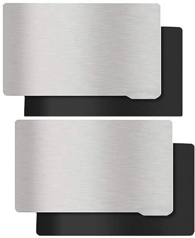 KOYOFEI 2PCS Resin 3D Printer Flex Build Plate for Anycubic Photon Mono 4, Spring Steel Flexible Plate and Magnetic Base Platform for Photon Mono 4, Mono 4 Ultra