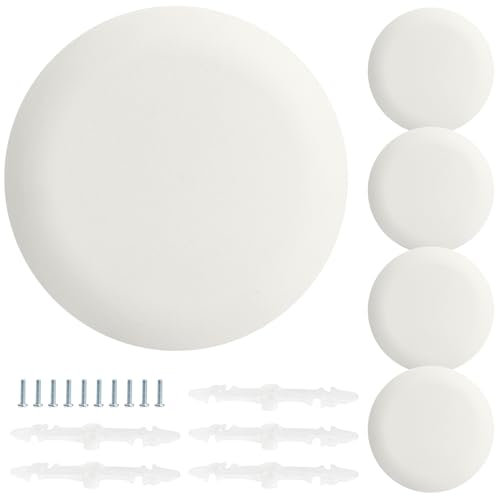 CP3540 Ceiling Light Cover Plate for 3-1/2 And 4 Round Electrical Box Cover - 5 Pcs