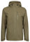 The ScotchMan XL Wasserdichte Ultraleichte Outdoor Regenjacke Windbreaker Übergangsjacke Damen Herren verschweißte Nähte an allen Reißverschlüssen Packbar Oliv Grün