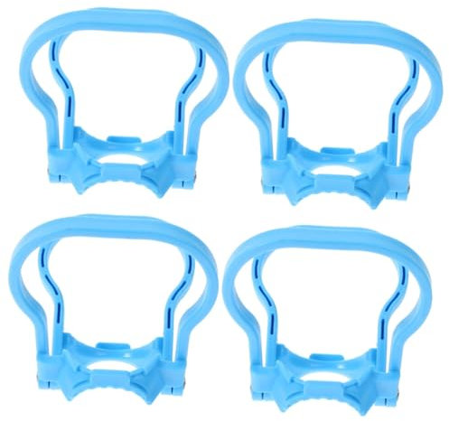 Holibanna 4 Stück Wasserheber Wasserflasche Großes Wasser Tragbar Camping Einfach Krüge Trinken Wassergriffe Griffheber Für Wasserbehälter Wassereimer-griffträger Sky-Blue Pp