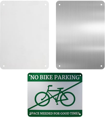 2 Stück Sublimation Metall Blanko Aluminium mit 4 Löchern,Aluminium Namensschilder Multifunktions Metallschild Rohlinge für Werbeschild DIY Wanddekoration,300x200x0,65 mm