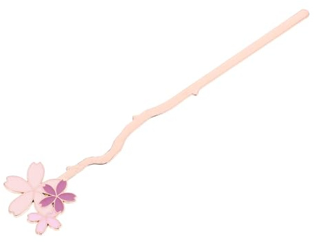 SAFIGLE Segnalibro Metallo lungo Motivo Floreale Ciliegio, Marcatore di Pagina Univoco Petalo, Segnaposto Letterario Resistente per Lettura, Scuola e Ufficio, Regalo per Chi Ama Leggere