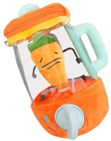 Cartoon-Stofftier – 5,91 Zoll Große Plüschpuppe, Weich, Süß, Lustiges Spielen | Entzückendes Entsaftungssimulationsspielzeug, Stofftier Für Kinder, Weiches Plüschtier, Sichere Hautfreundliche Puppe Fü