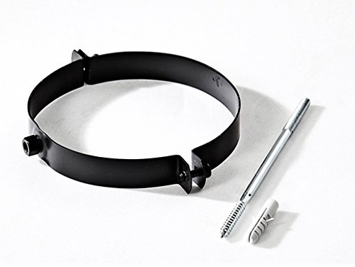 Ø 180 mm - Ofenrohr Rohrschelle Schwarz