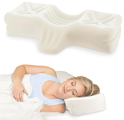 Therapeutica Ergonomic Cervical Pillow for Neck Pain Relief, Average, WH