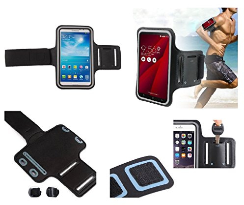 DFV mobile - Armband Professional Cover Neoprene Waterproof Wraparound Sport with Buckle for Innos Yi Luo D6000 - Black